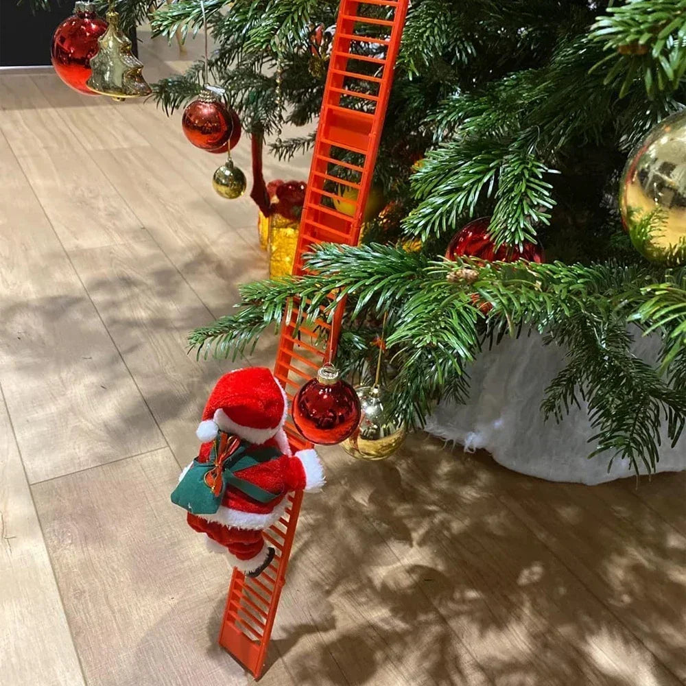 Santa ClimbMotion™ – Musical Electric Climbing Santa for Tree & Home Décor